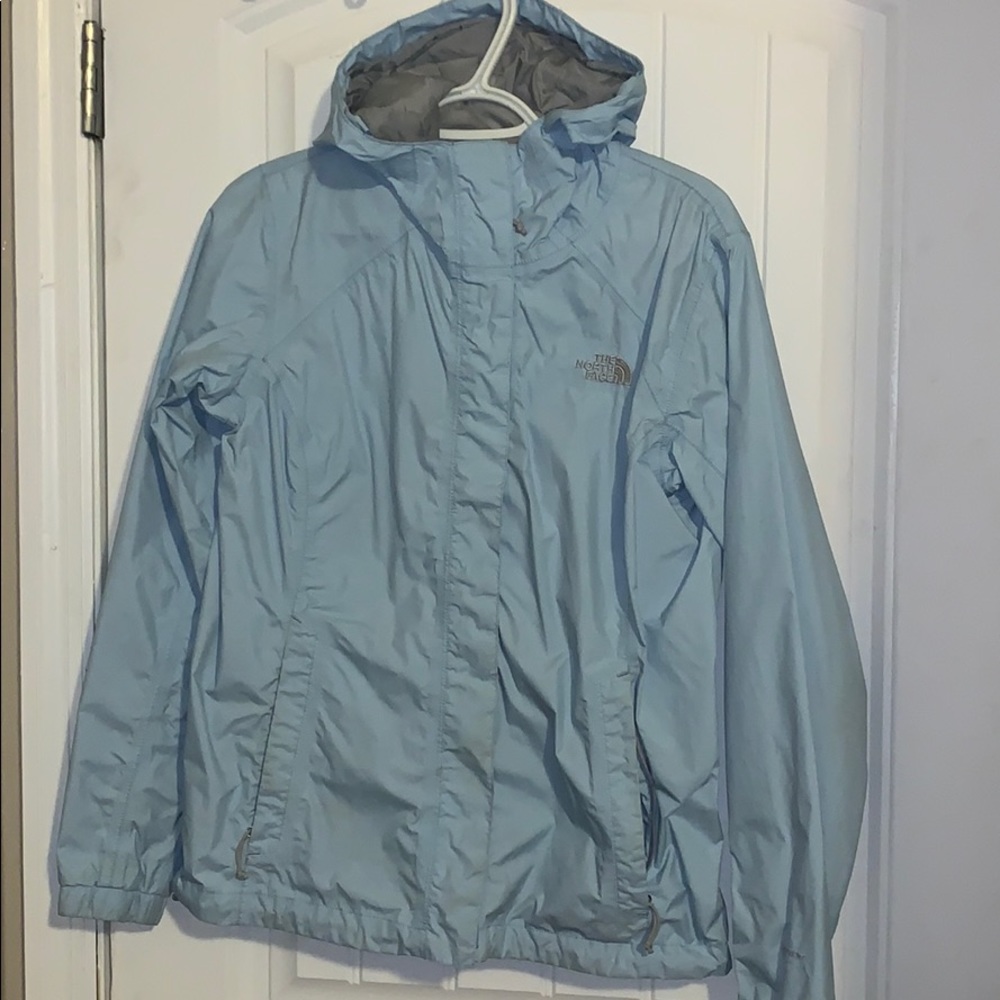 Blue North face Rain Jacket